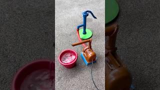 Mini hand pump project water with supply motor diy tractor making #191