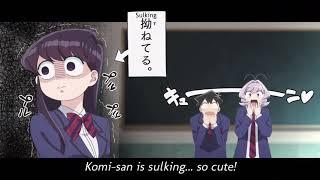 Komi-san is sulking......kawaii!