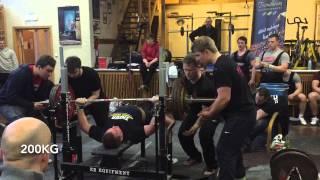 Carl Petter Sommerseth Julestevne KK-67 2014  787,5kg raw @116kg