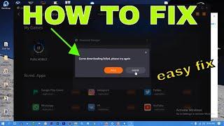 How to fix game downloading failed please try again. Gameloop game downloading failed pubg mobile