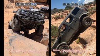 2021 Ford Bronco Badlands with Sasquatch Package (4 Door) Climbing and Descending at Moab