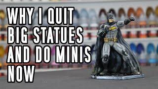 Painting a Miniature Batman Figure