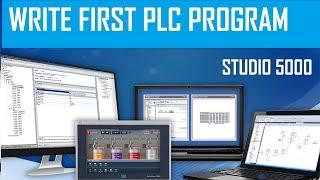 Allen Bradley RSLogix 5000 PLC Tutorial: Writing your First Program by using Emulator in Studio 5000