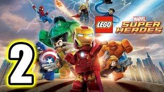 LEGO Marvel Super Heroes Walkthrough PART 2 [PS3] Lets Play Gameplay TRUE-HD QUALITY