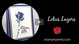 Stampin' Pretty Tutorial:  How to Create Stamped Layers