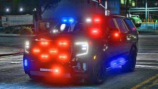 Playing GTA 5 As A POLICE OFFICER Gang Unit Patrol|  GTA 5 Lspdfr Mod| 4K