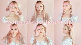 8 cute & easy hairstyles from japanese fashion magazines 