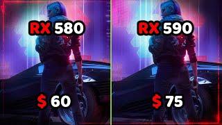 RX 580 vs RX 590 - Test in Top 10 Games - 2023