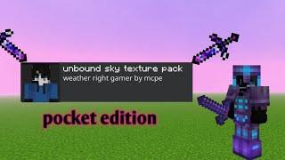 @UnboundSky texture pack for mcpe