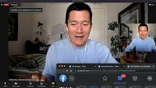 How to stream FB Live Video via Zoom (Facebook Video by using a Zoom Meeting with yourself)