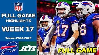 Bills vs Jets Week 17 [FULL GAME]  Highlights, Dec 29 2024 | NFL Highlights Season 2024