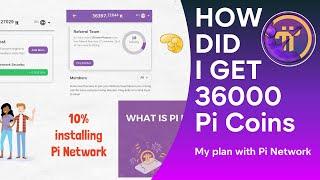 How did i get 36000 pi coins | My future plan with Pi Network