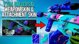 WATERCOLOR SPLASH Y7S4 Solar Raid UNIVERSAL WEAPON SKIN + Attachment Skin - IN-GAME Showcase - R6