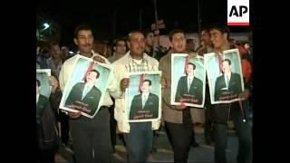 Dozens rally in support of Saddam Hussein