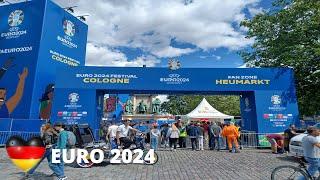 EURO 2024 | Atmosphere During The Euro In Cologne | Fan Zone | Walking Tour