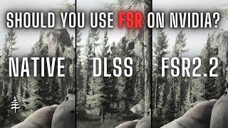 Should You Use FSR Even on Nvidia? \\ 1440 Native vs DLSS vs FSR2.2 // 4060 Ti Tarkov Testing