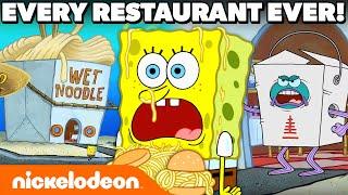 Every Restaurant Ever in Bikini Bottom  | SpongeBob | Nickelodeon Cartoon Universe