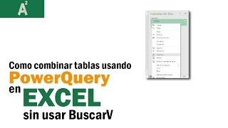 Como combinar tablas con PowerQuery