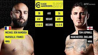 Cage Warriors 107: Tom Aspinall vs Michael Ben Hamouda | September 28, 2019