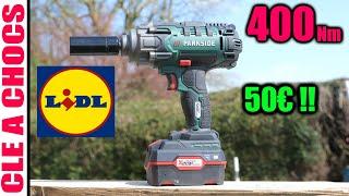 PARKSIDE Clé à chocs LIDL 400Nm 20V X20VTEAM 400 Nm déboulonneuse IMPACT WRENCH PASSK 20-Li B2