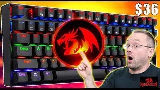 Redragon K552 RGB Rainbow Mechanical Gaming Keyboard Unboxing & Review - Lighting Modes Explained