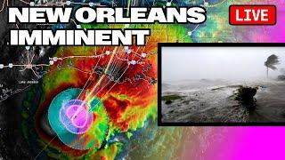 LIVE UPGRADED HURRICANE FRANCINE CHASE from Ground Zero in southern Louisiana