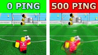Playing Touch Football On EVERY PING... (Roblox Touch Soccer)