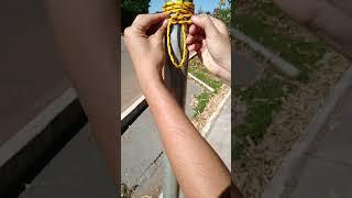 How to tie a hammock efficiently and simply #knot #campinglife #camping