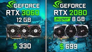 NVIDIA RTX 3060 vs RTX 2080 SUPER | Test in 5 Games