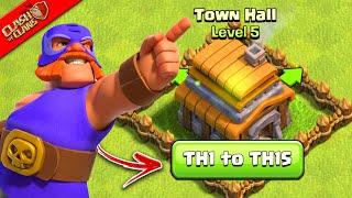 Fastest Way to Reach TH15: Speedrun to TH5 with this Strategy in Clash of Clans