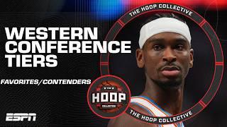 Early Western Conference Tiers  | The Hoop Collective