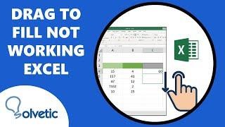 Drag to fill not working in Excel ️ FIX