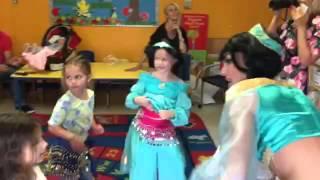 Belly dance for kids with Princess Jasmine