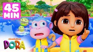 NEW Dora Episodes Marathon! ️ 45 Minutes | Dora & Friends