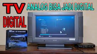 CARA MERUBAH SIARAN TV ANALOG KE TV DIGITAL - TUTORIAL CARA SETTING SET TOP BOX TV DIGITAL.