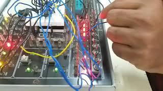 4 bit Adder/subtractor using 7483