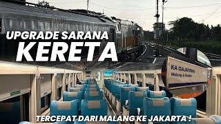 KERETA KASTA TERTINGGI TERCEPAT & TERMAHAL DIJALURNYA‼️Naik KA Gajayana Eksekutif Malang - Jakarta