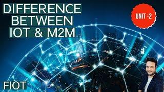 Difference between M2M and IOT || FIOT || Internet of things || JNTUH