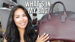 WHAT’S IN MY COACH EMPIRE CARRYALL 40! HOW I PACK MY ROAD TRIP TRAVEL BAG & NEW DIOR HOLIDAY