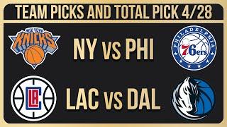 NBA Picks Today 4/28/2024 | NBA Bets Today NBA Predictions Today