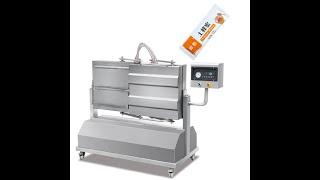 vertical vacuum packaging machine with double chamber wecanpak