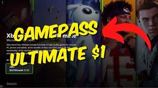 How To Get Xbox Game Pass Ultimate For 1 Dollar Every Month Forever - Working 2023