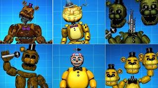 Mutant Golden Freddy fnaf sfm Workshop Animation