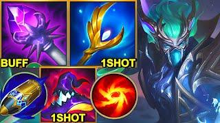 Wild Rift China Kassadin Mid - Late Game Broken Rod of Ages KASSADIN Build Runes - Challenger Rank