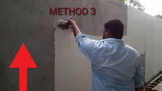 How to apply wallputty ----1st coat in fresh wall