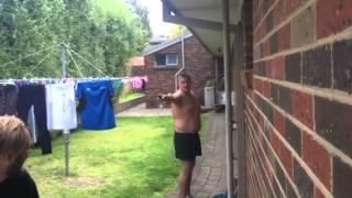 AngryDad having trouble with the sprinkler