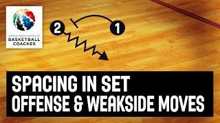 Spacing in set offense and weakside movement - Aleksandar Dzikic - Basketball Fundamentals