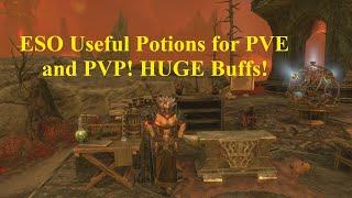 ESO Useful Potions for PVE and PVP! HUGE Buffs!
