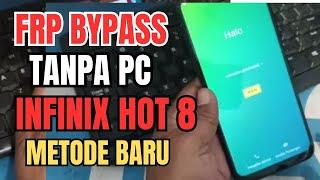 Infinix HOT 8 (X650C) FRP LOCK/BYPASS GOOGLE ACCOUNT (Without PC) New Method