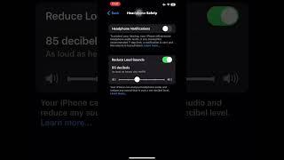 How To Activate Reduce Loud Sound In IPhone #appletips #appletricks #iphonetricks #apple #iphone